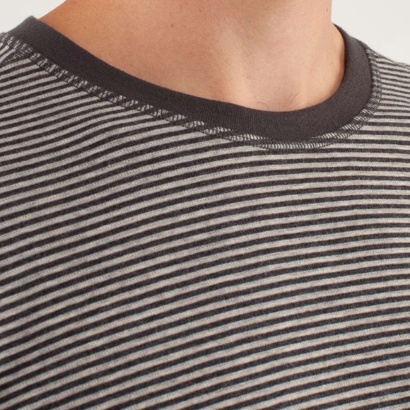 lululemon Organic Cotton Reversible Binary Long Sleeve Crew Shirt - Picture 5 of 13